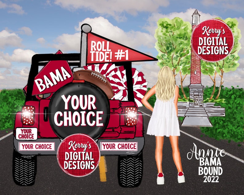 Updated University of Alabama Bama Bound Gift Roll Tide - Etsy