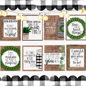Affirmation Farmhouse Posters | 8x10 inches