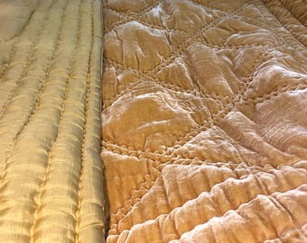 Edredón/manta/edredón/colcha/cubierta de cama/edredón/colcha de terciopelo de seda de lujo, tamaño individual/matrimonial/queen/king/personalizado