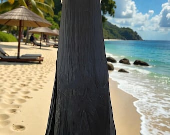 Summer Pure Mulberry Silk Maxi Dress, 2-Layer Long Slip Dress, Straight Cut Gown, Fixed Straps, Side Slits, Luxury Resort Wear.