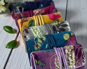 Samt Reise Schmuck Roll Organizer, kompakte Reise Schmuckschatulle, Brautjungfer Vorschlag Geschenk, Geschenk für Sie