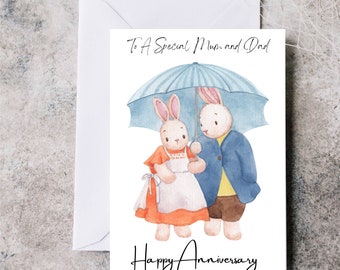 Carte d'anniversaire pour maman et papa, carte joyeux anniversaire pour une carte spéciale maman et papa, maman et papa, carte d'anniversaire, carte pour maman et papa