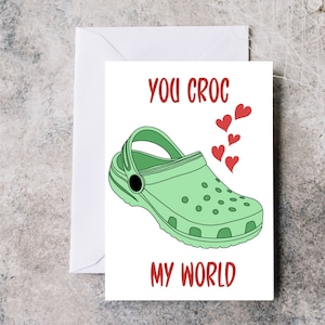 Momfessionals: You CROC My World Valentine Idea