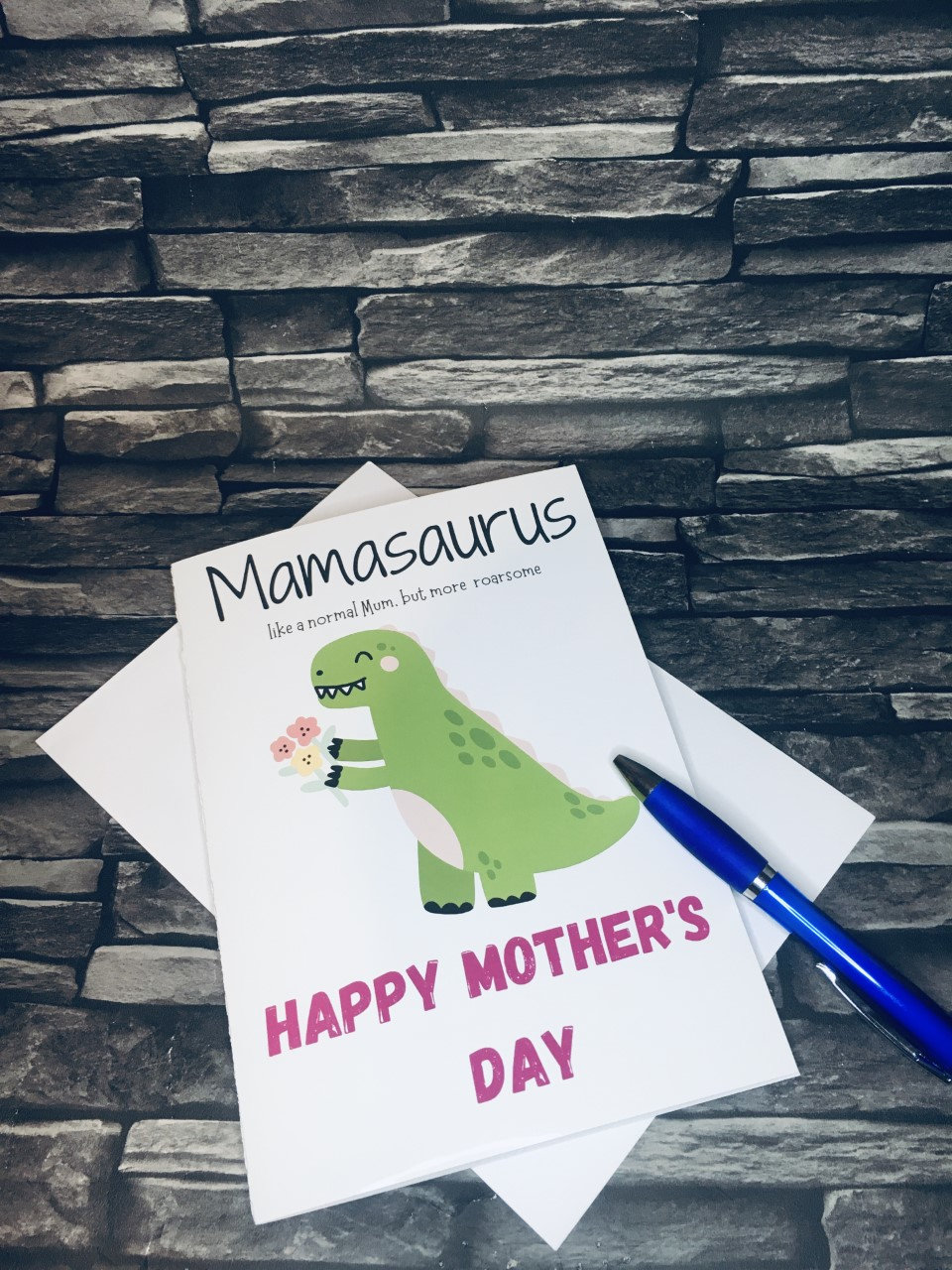 Cute Mother's Day Card, Mamasaurus Like a Normal Mum but More Roarsome ...