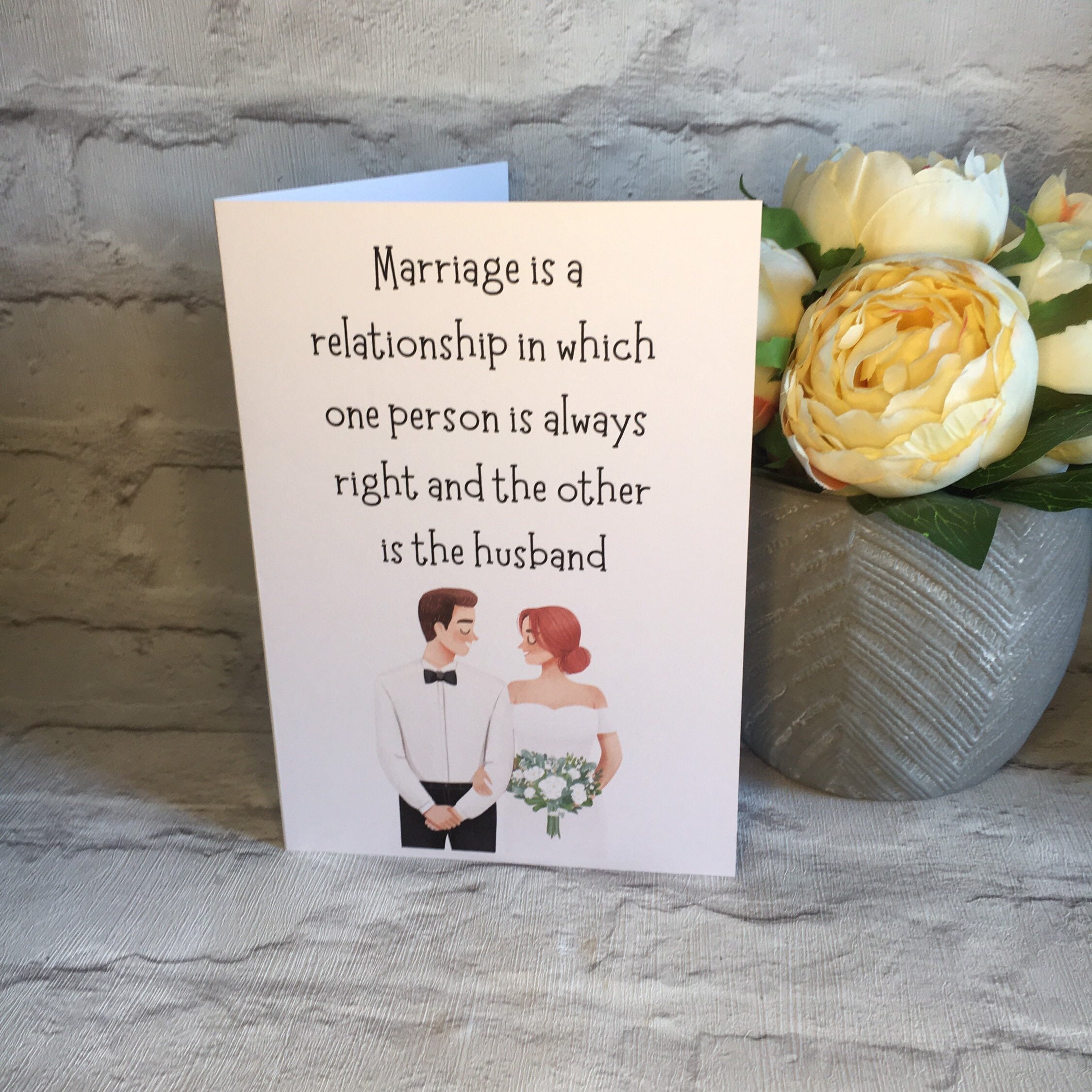 Single Person Wedding