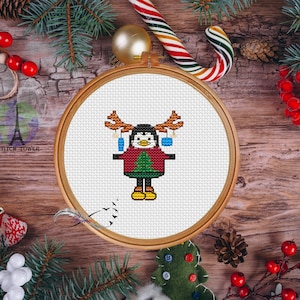 Cross stitch pattern &quot;Bauble 56&quot;, Instant Download PDF, printable PDF pattern, Digital pattern PDF, Christmas tree ornament