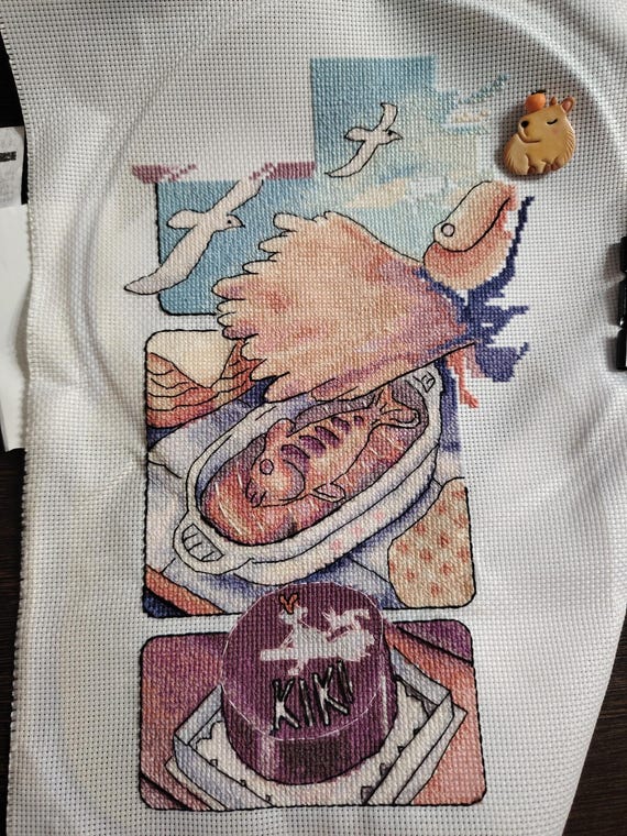 魔女の宅急便 クロスステッチパターン：アニメ刺繍デザイン（PDF＆SAGA