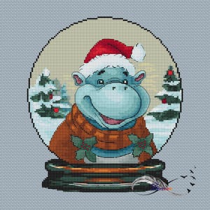 Christmas cross stitch pattern, Christmas crystal ball 4, glass ball cross-stitch pattern, Instant Download PDF, Christmas Tree decoration