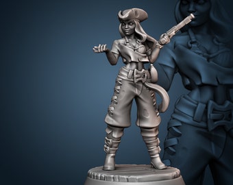 Female Pirate | Pirates Ahoy! - Galaad Miniatures