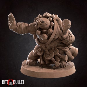 Tortle Monk | Bite The Bullet | Tabletop RPG | DnD | Pathfinder | 3D Printed Miniatures