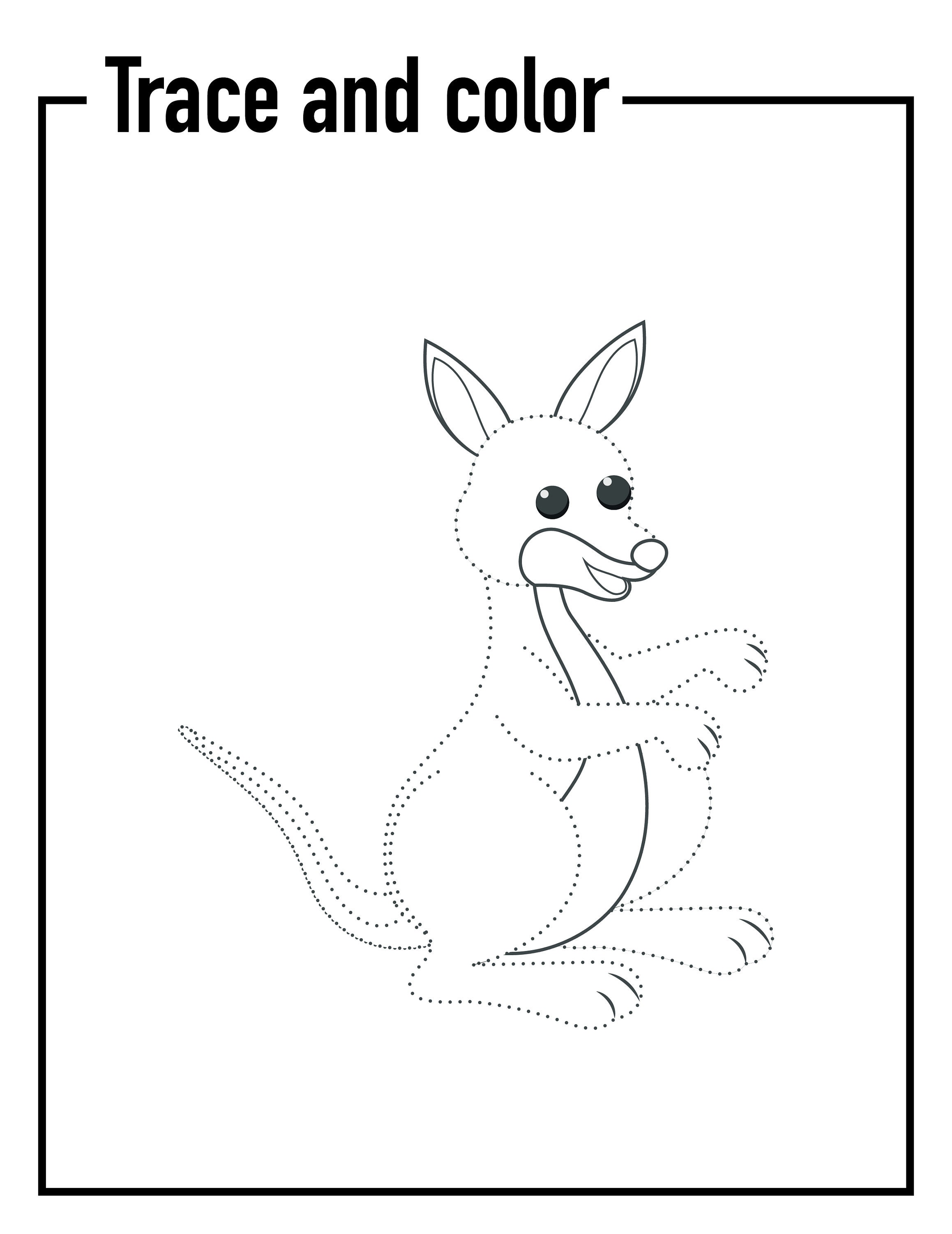 Animal Patterns To Trace