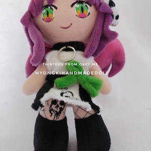 Custom Plush from your Favourite Character- Thirteen Obey Me