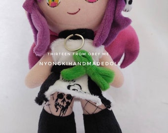 Custom Plush from your Favourite Character- Thirteen Obey Me