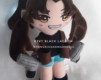 Custom Plush from Your Favourite Game or Anime- Revy from Black Lagoon