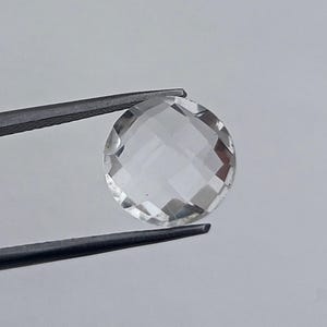 AAA Clear Quartz Gemstone: Round Faceted Crystal (4-10mm Calibrated Sizes Available)