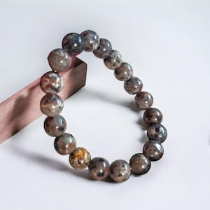 Yooperlite Bracelet: Natural Stone Healing Crystal, UV Reactive