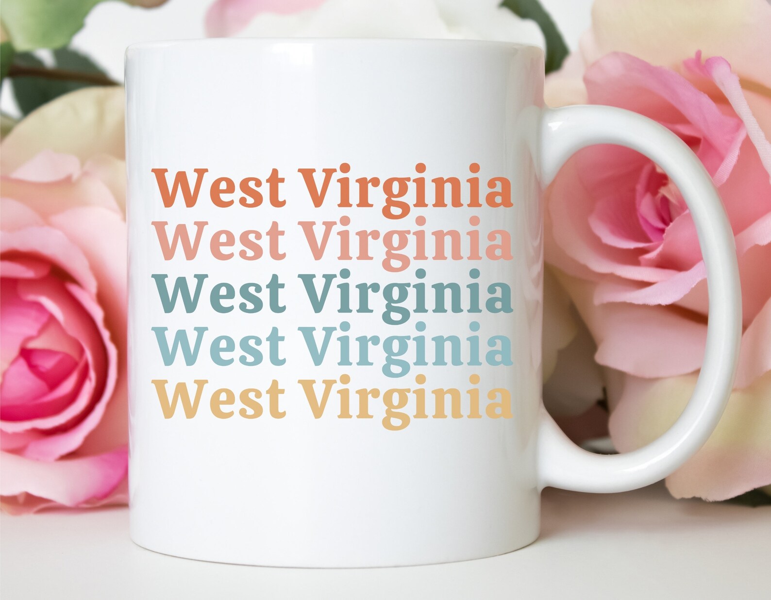 West Virginia Mug West Virginia Gifts West Virginia State Etsy