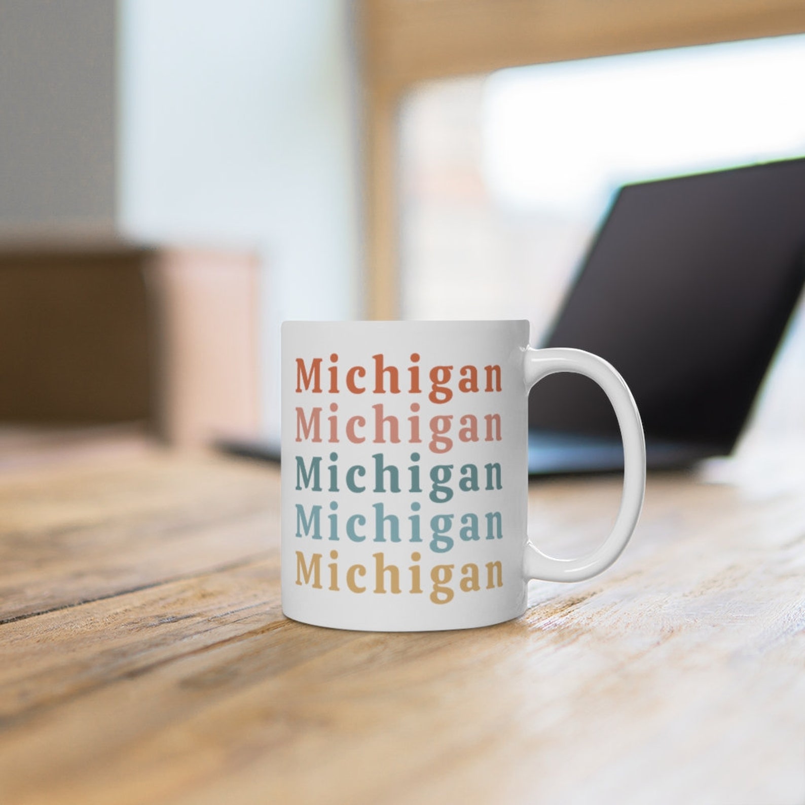 Michigan Mug Michigan Gifts Michigan State Gifts Retro Etsy