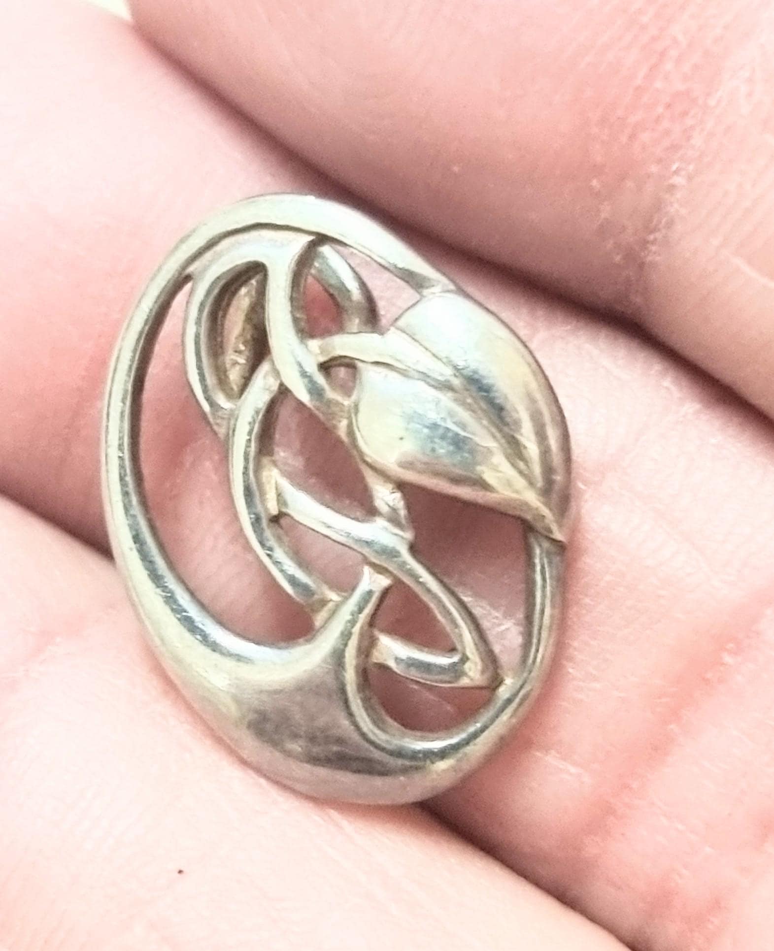 Ortak Silver Vintage Pendant - Etsy