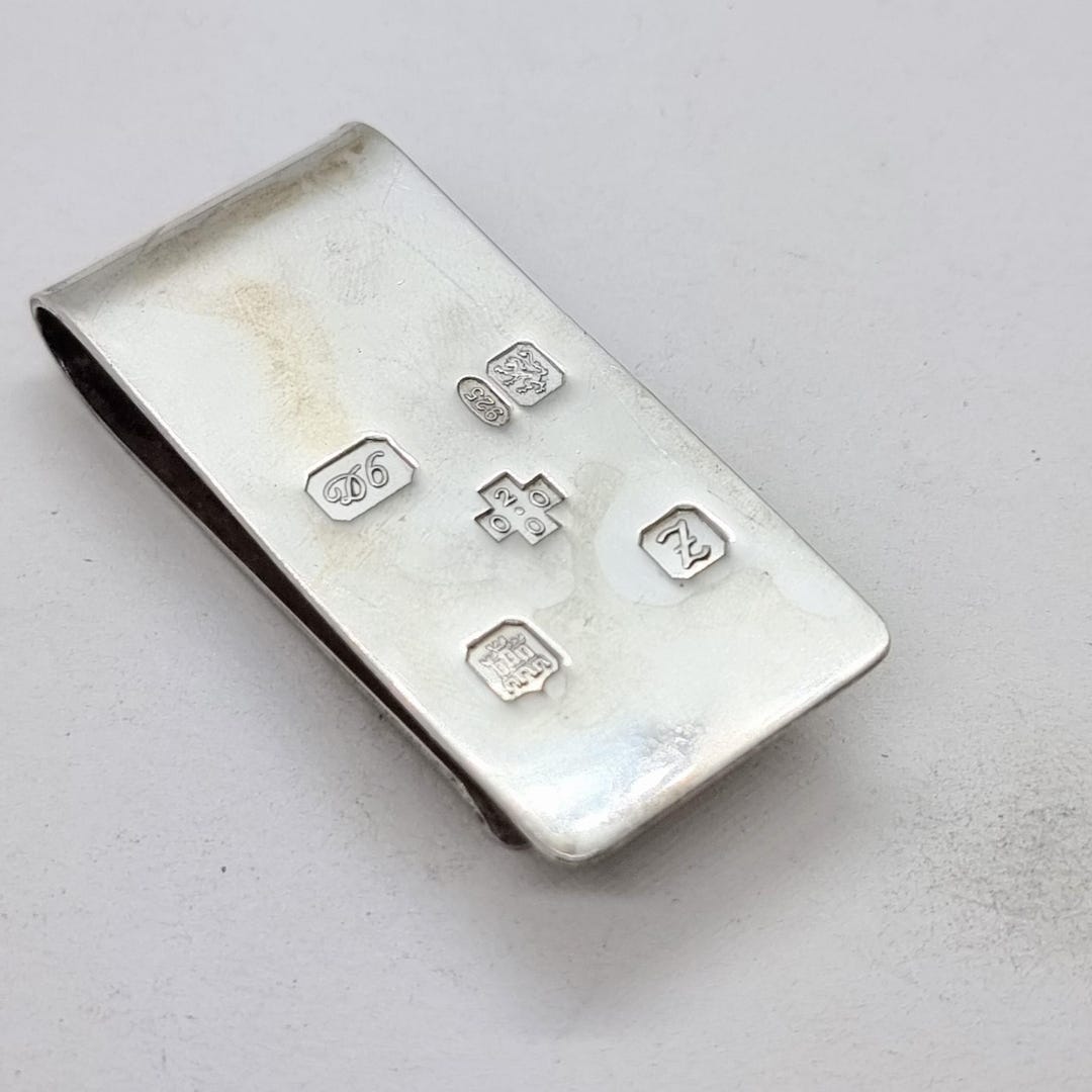 Sterling Silver 12k Money Clip