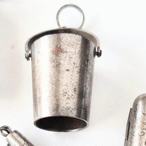Victorian Steel Chatelaine Component: Thimble Holder. 1374
