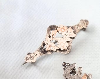 Last one now reduced 10%====Early 20th C. silver sweetheart brooches. Sold individually. KI/1469