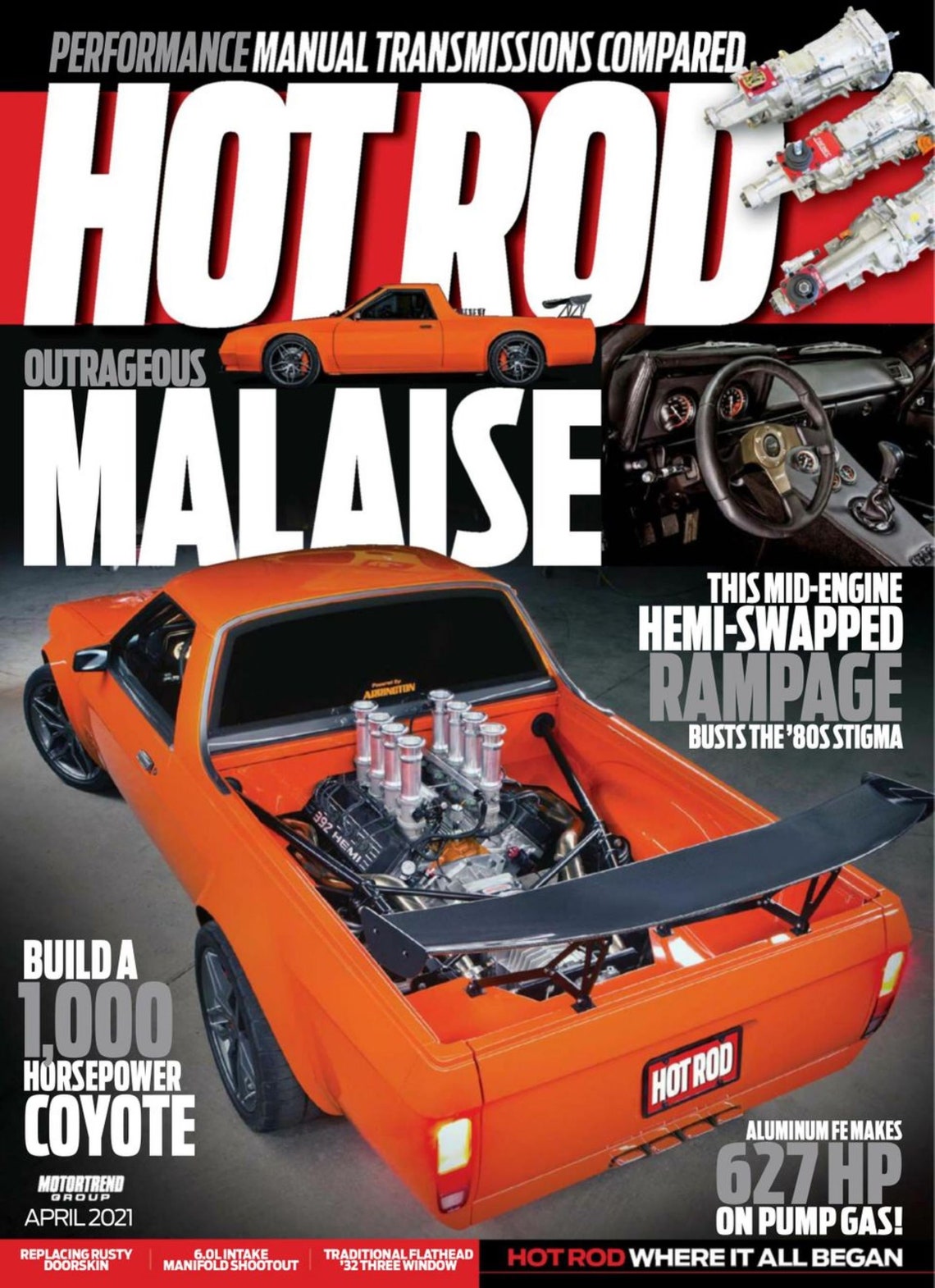 Hot Rod Print Magazine One Year Print Subscription Hot Rod Etsy