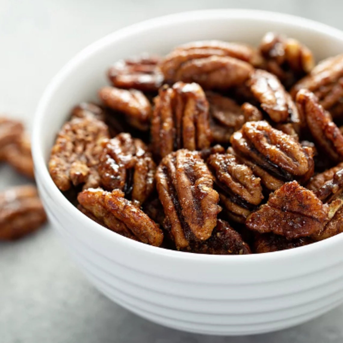 Honey Glazed Pecans candied gift food Snacks gift nuts Etsy