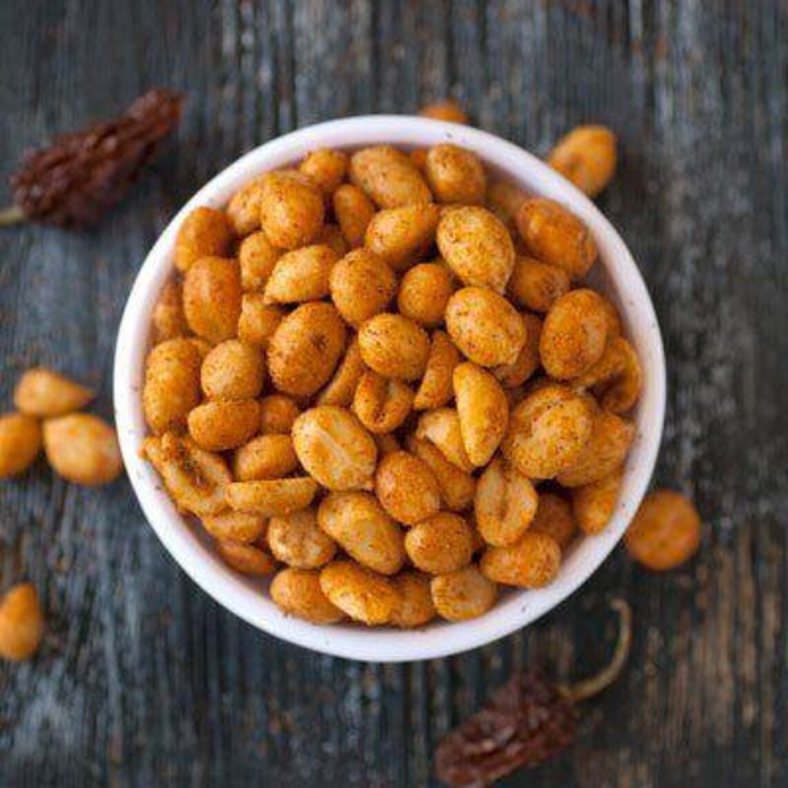 Hot Pepper Peanuts Flavored Nuts Flavored Peanuts Etsy