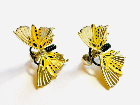 Vintage Jewelry Sarah Coventry Butterfly in Black… - image 9