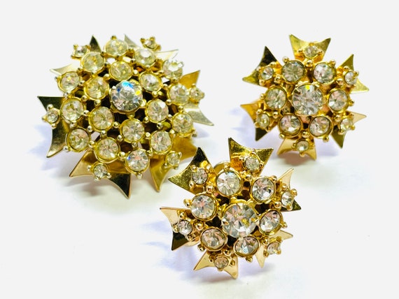 Vintage Jewelry Emmons "Sparklets" Pin Brooch Ear… - image 1