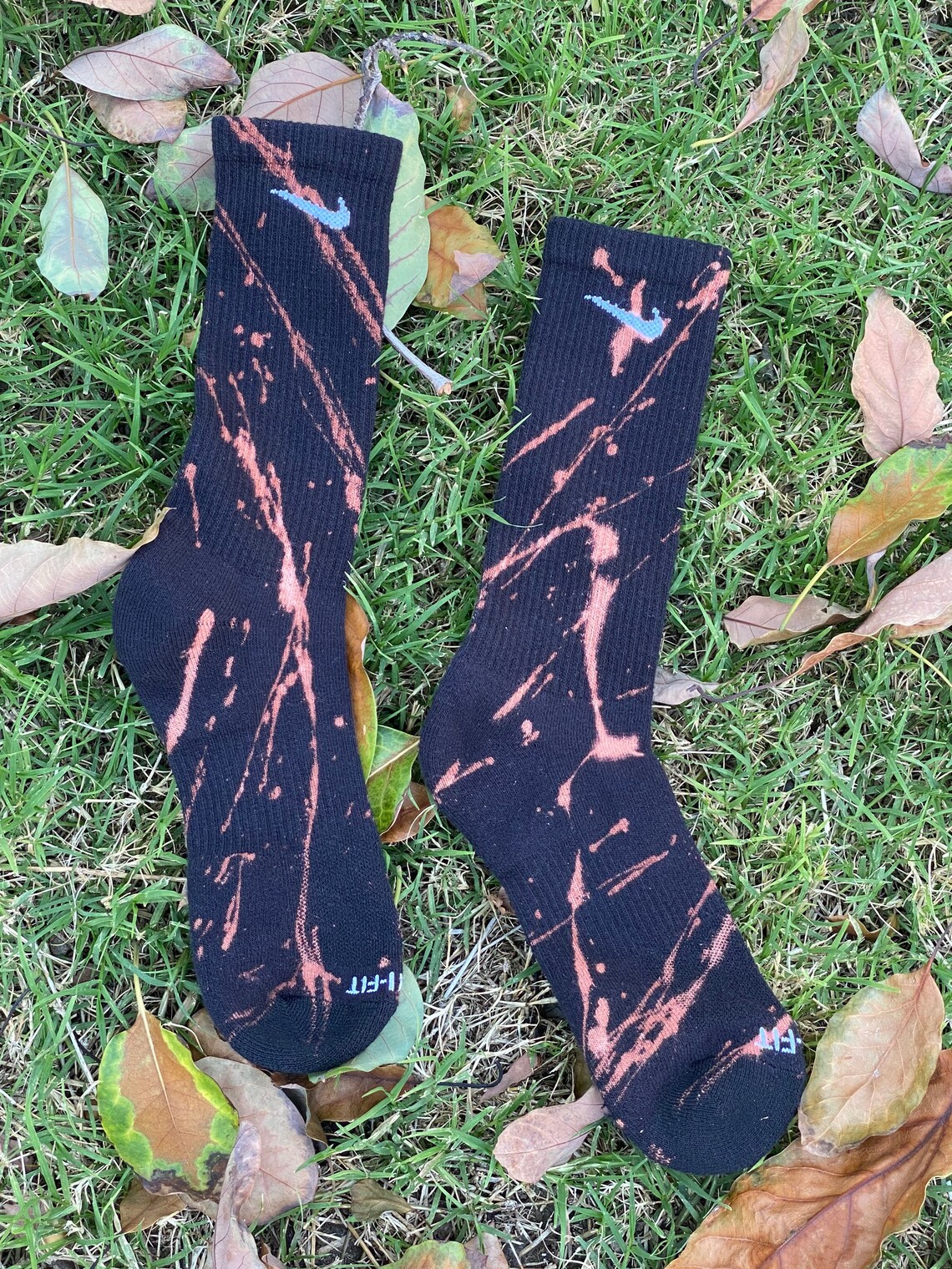 Acid Wash Nike Socks Etsy