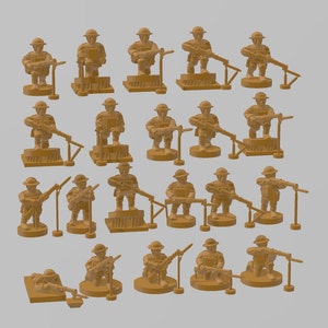 British Expeditionary Force - WW1 - 6-10-15mm - Turner Miniatures