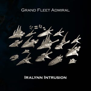 Iralynn Intrusion Flagships and Expansions - 1/5000 Scale -  Grand Fleet Admiral Tabletop