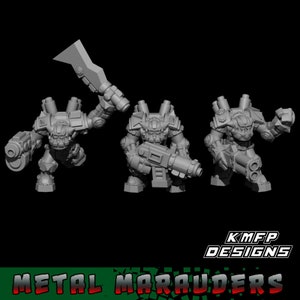 Metal Marauders Infantry - 6/8-10-15mm - KMFP Designs