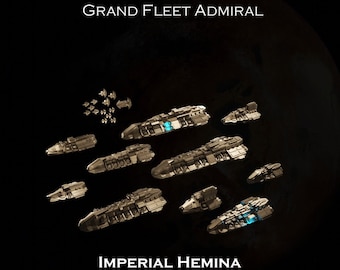 Imperial Hemina - 1/5000 Scale -  Grand Fleet Admiral Tabletop