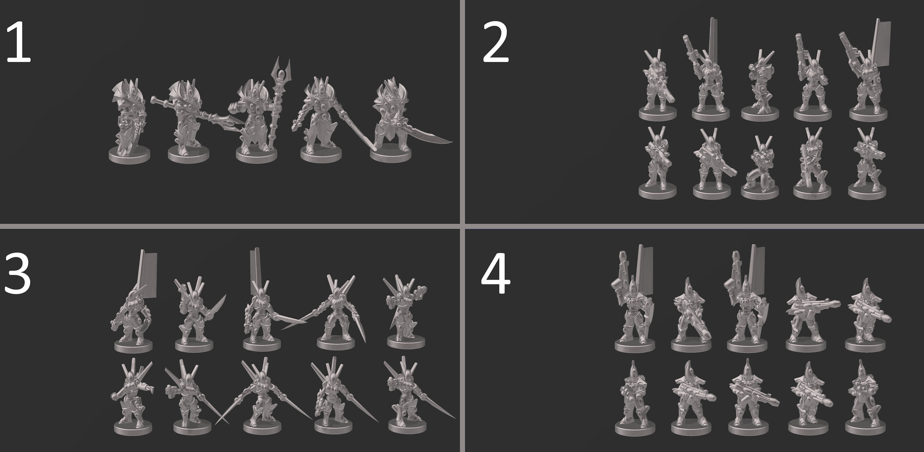 Mini Machine Elves Tech Elves - 6/8-10-15mm - Edge Miniatures - Etsy