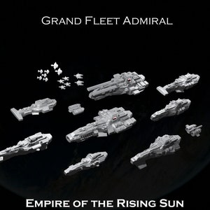 Empire of the Rising Sun - 1/5000 Scale -  Grand Fleet Admiral Tabletop