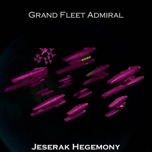 Jeserak Hegemony - 1/5000 Scale - Grand Fleet Admiral Tabletop