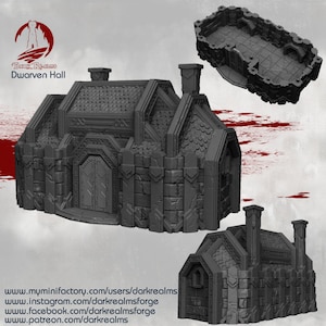 Dwarven Settlement - 10mm - Dark Realms