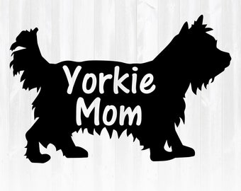 Download Yorkie Mom Design Etsy