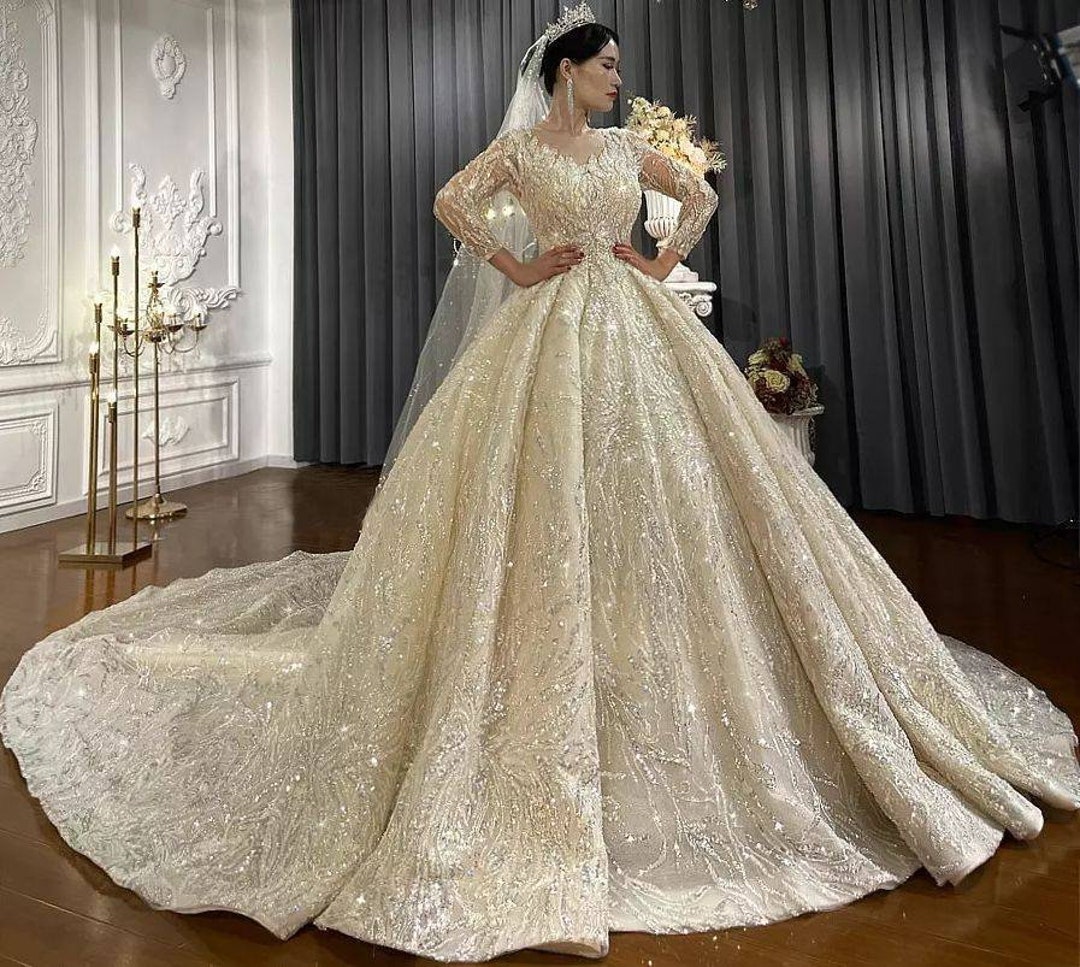 Beautiful Luxurious Wedding Gown for Brides/ New Style Luxury - Etsy