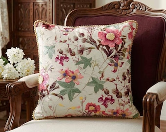 Printed  Velvet Pillow Cover