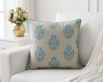 Embroidery pillow cover