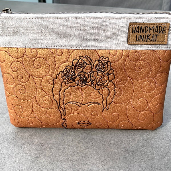 Kosmetiktäschchen "Mimi Pouch Frida", kleines Täschchen, Schmiktäschchen, Taschenorganizer, Krims-Kram Täschchen