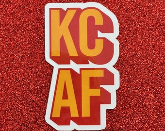 KC AF Vinyl Sticker | Kansas City Football