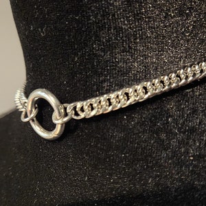 Stainless steel day collar no clasp needed