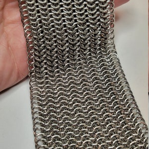 Chainmail wide bracelet Europeon 6in1