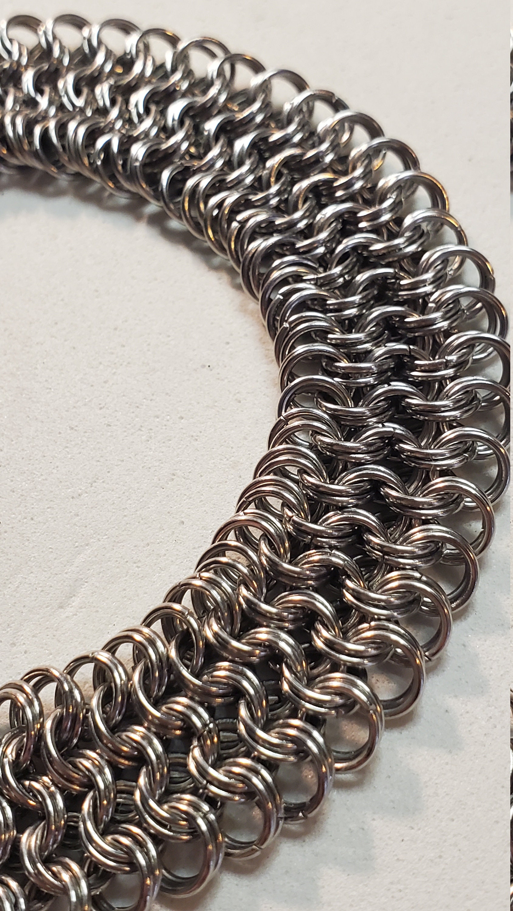 Kings Maille Weave Chainmail Bracelet Stainless Steel - Etsy