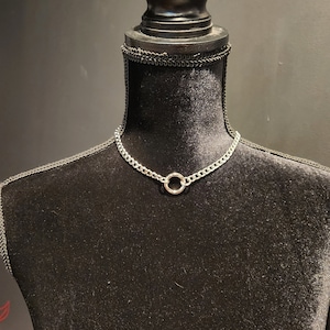 Stainless steel day collar no clasp needed